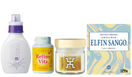 サンゴ・ウルムシリーズ - サンゴの力を活かした環境配慮型製品